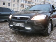 Установка дневных ходовых огней Ford Focus 2