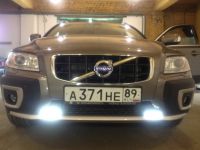 Установка ходовых огней на Volvo